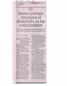 El Comercio- Swearing In Peru 20 pg 1