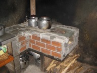 Cocina being used shortly after. In reality the owners should wait about 8 days for the special mud to dry perfectly.